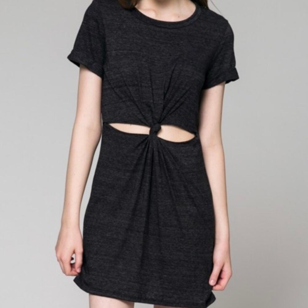 Honey Punch - Knot It Front T-Shirt Dress